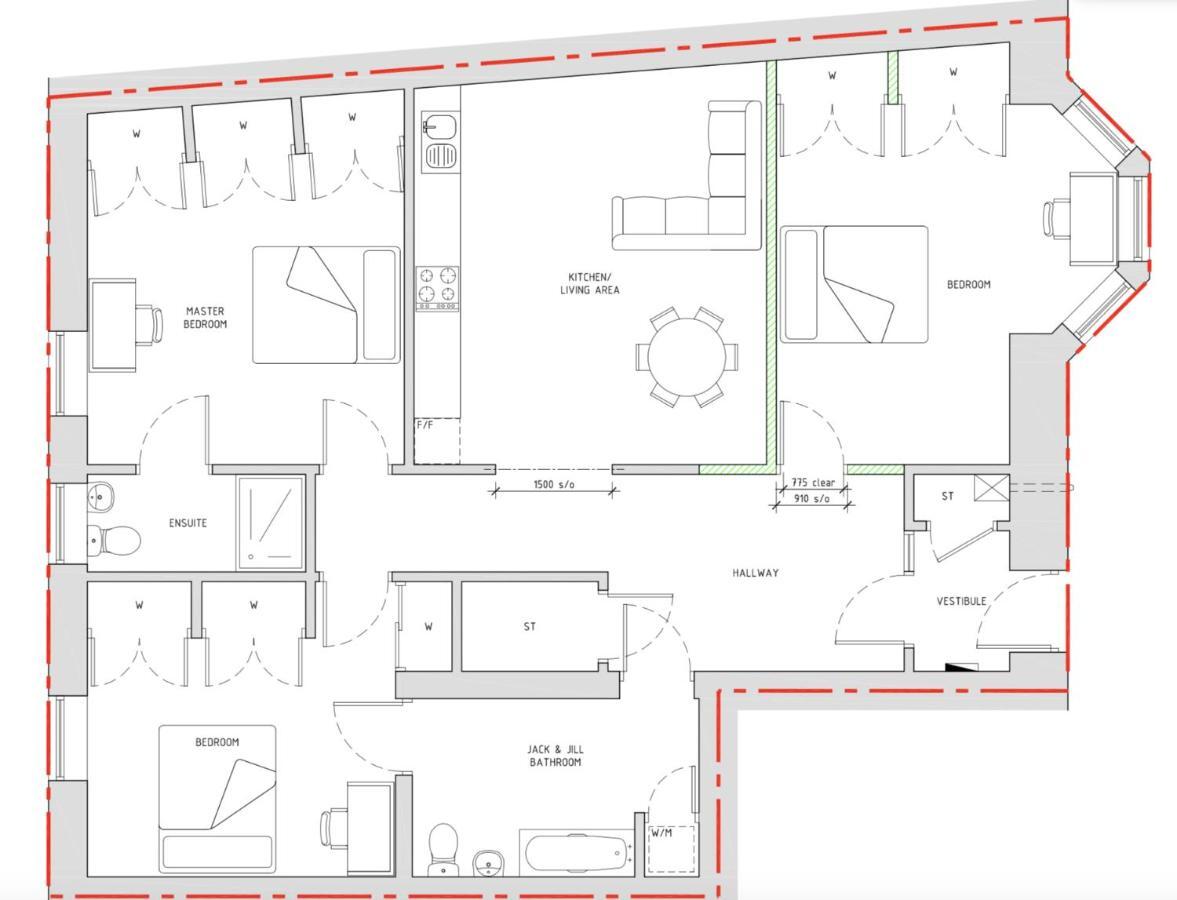Apartamento Haymarket Spacious 3 Bedroom Street Level